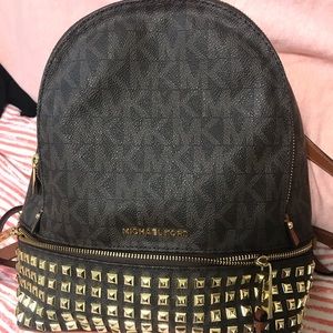 Micheal Kors Rhea Small Studded Backpack